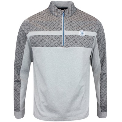 Original Penguin Golf Pullover - Mixed Media QZ - Quarry AW24