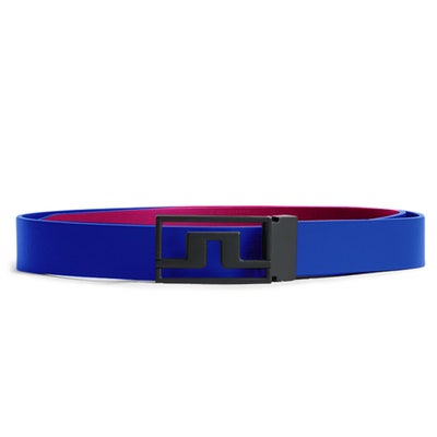 J.Lindeberg Golf Belt - Slater Reversible - Club Blue - Pink AW24