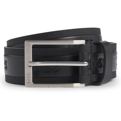 BOSS Golf Belt - Pary Leather Sz 35 - Black WI24