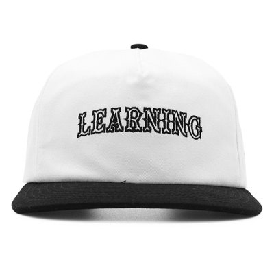 Students Golf Cap - Learning Snapback - White AW24