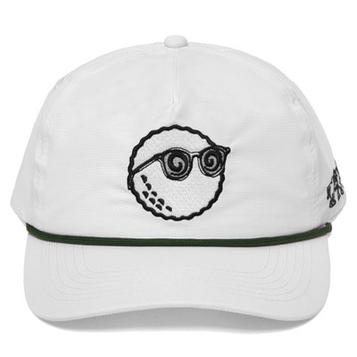 Malbon Golf Cap - Keith Haring Rope Hat - White AW24