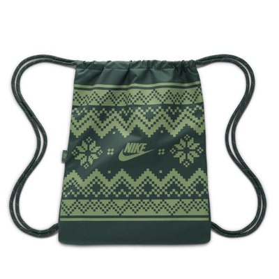 Nike Golf Bag - Fair Isle Drawstring - Vintage Green HO24