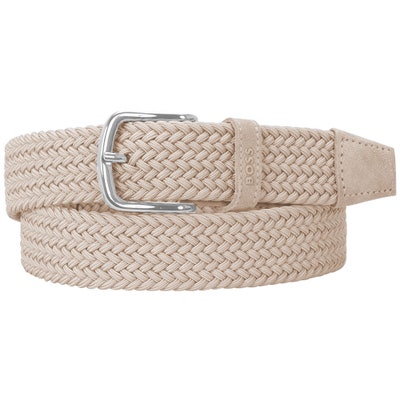 BOSS Golf Belt - Sash Woven Sz35 - Open Beige SP25