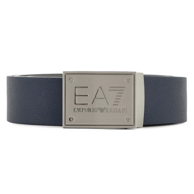 EA7 Golf Belt - Reversible Plaque - Blu Navy - Griffin SS24