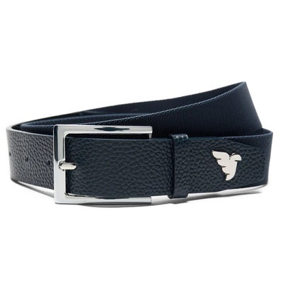 Macade Golf Belt - Tour Leather Stretch - Navy AW24