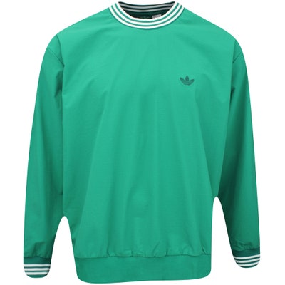 adidas Golf Pullover - Rolling Links DWR Wind Crew - Bold Green AW24