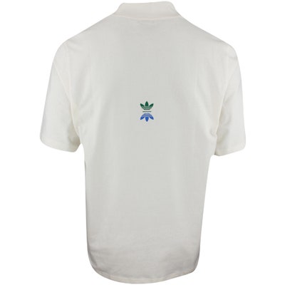 adidas Golf Shirt - Rolling Links Mock Neck Polo - Chalk White AW24