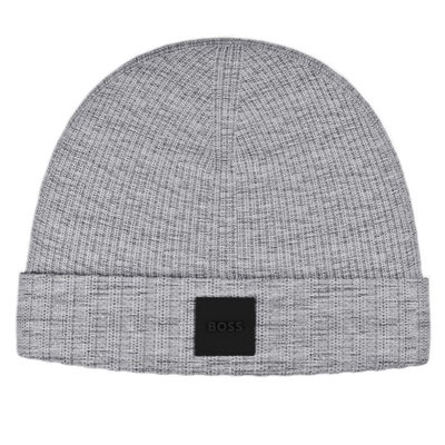 BOSS Golf Beanie - Flavio - Grey Melange WI24