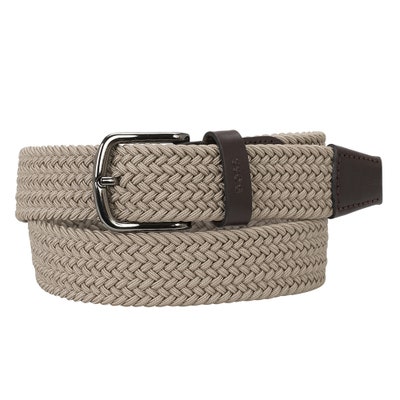 BOSS Golf Belt - Sash Woven Sz35 - Light Brown WI24