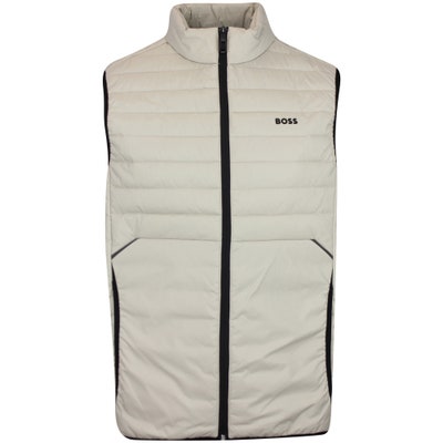 BOSS Golf Gilet - V_Thor 2 Vest - Stone Beige WI24