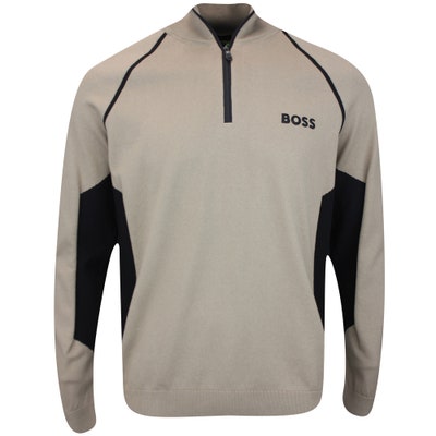 BOSS Golf Jumper - Hydro-X Pro QZ - Brindle WI24