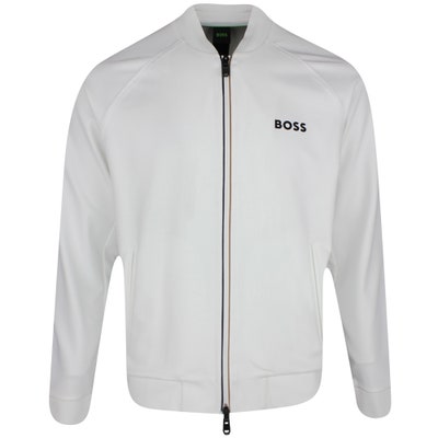 BOSS Golf Jumper - Samoo MB - Bright White SP25