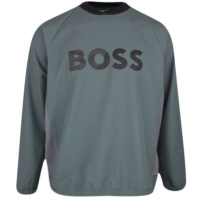 BOSS Golf Pullover - L Sonoran Windbreaker - Asphalt SP25