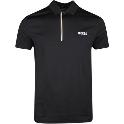 BOSS Golf Shirt - Paddytech Pro Reg. Fit - Black SP25