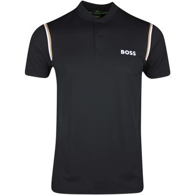 BOSS Golf Shirt - Pariq MB 8 Slim - Black SP25