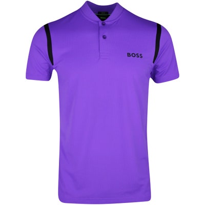 BOSS Golf Shirt - Pariq MB 8 Slim - Electric Purple SP25