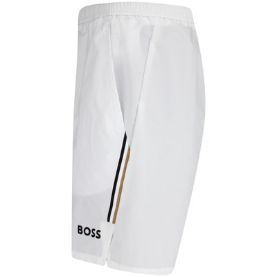 BOSS Golf Shorts - S Score TOC 9" - Bright White SP25
