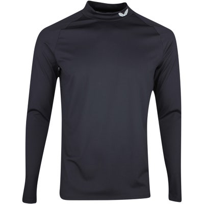 Castore Golf Base Layer - LS Mock Neck - Black AW24