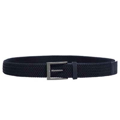 EA7 Golf Belt - Braided Stretch - Armani Blue AW24