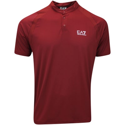 EA7 Golf Shirt - Ventus7 Blade Polo - Syrah AW24