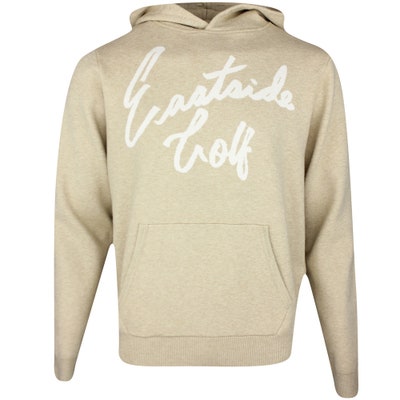 Eastside Golf Jumper - Merino Wool Hoodie - Pale Khaki AW24