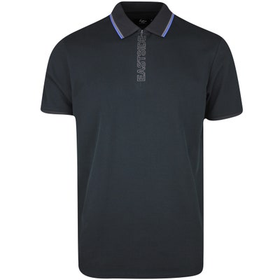 Eastside Golf Shirt - Zip Polo - Black AW24