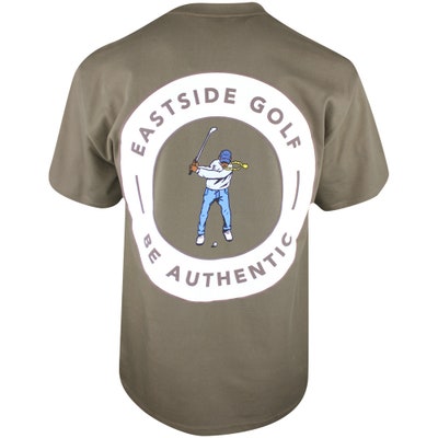 Eastside Golf T-Shirt - Circle Mocha Tee - Mocha AW24