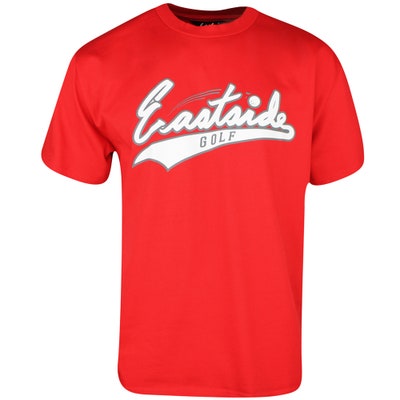 Eastside Golf T-Shirt - Ribbon Action Tee - M-Red AW24