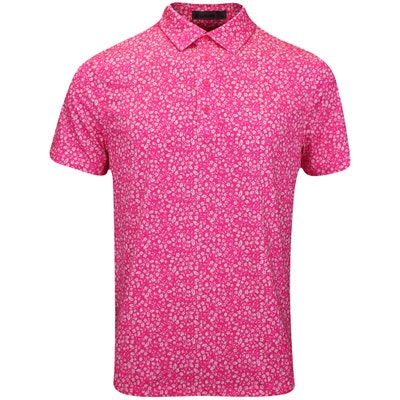 G/FORE Golf Shirt - Garden Tech Jersey - Knockout Pink FA24