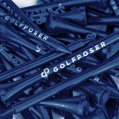 Golfposer GP Golf Tees - Marine Navy - Pack of 50