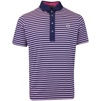 Greyson Golf Shirt - Nord Stripe Polo - Willowherb AW24