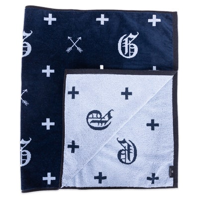 Greyson Golf Towel - G.O.A.T Pattern - Maltese Blue SS24