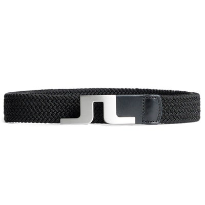 J.Lindeberg Golf Belt - Berry Stretch Woven - Black AW24