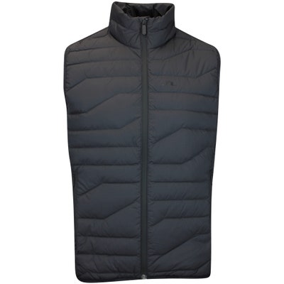 J.Lindeberg Golf Gilet - Cliff Light Down Vest - Black AW24
