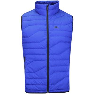 J.Lindeberg Golf Gilet - Cliff Light Down Vest - Club Blue AW24
