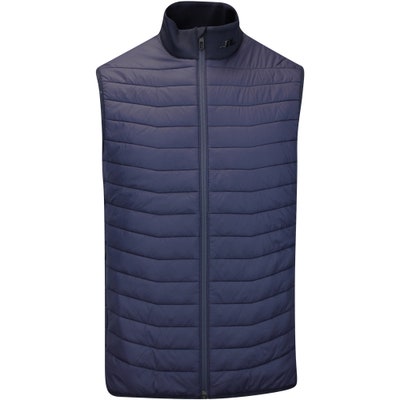 J.Lindeberg Golf Gilet - Holden Quilt Hybrid Vest - JL Navy AW24