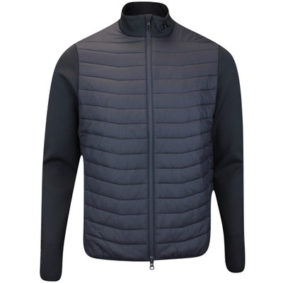 J.Lindeberg Golf Jacket - Holden Quilt Hybrid FZ - Black AW24