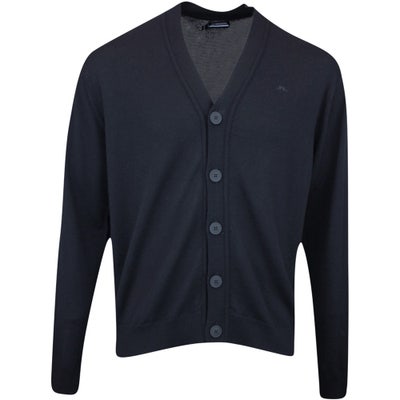 J.Lindeberg Golf Jumper - Lucas Knitted Cardigan - Black SS24