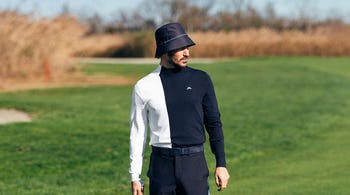 J Lindeberg Calix Colour Block Knitwear Sweater