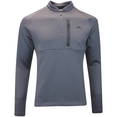 J.Lindeberg Golf Pullover - Adam QZ - Asphalt AW24