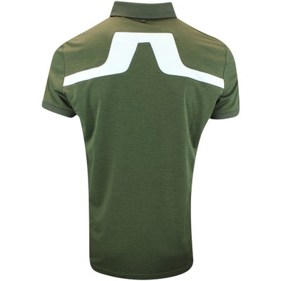 J.Lindeberg Golf Shirt - KV Regular Fit - Forest Green Mel. AW24