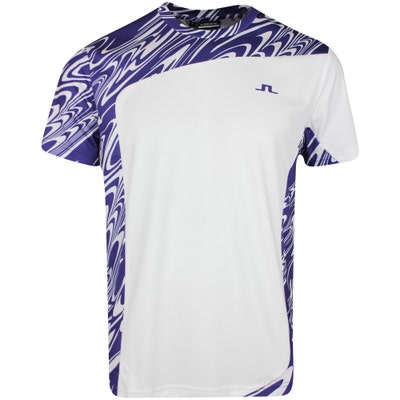 J.Lindeberg Golf T-Shirt - Niccolo Tee - Deep Wisteria PS25