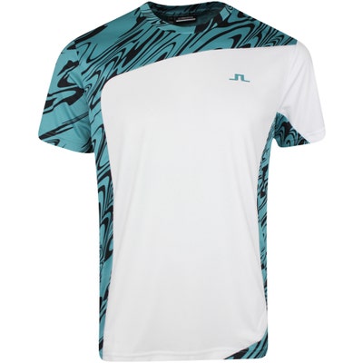 J.Lindeberg Golf T-Shirt - Niccolo Tee - Teal PS25