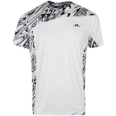 J.Lindeberg Golf T-Shirt - Niccolo Tee - White PS25