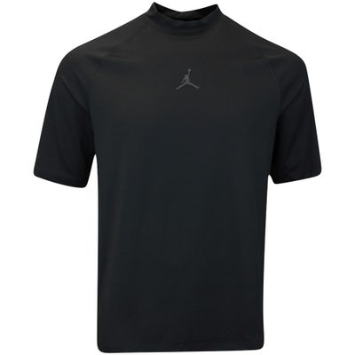 Jordan Golf Shirt - DF Mock Neck Polo - Black FA24