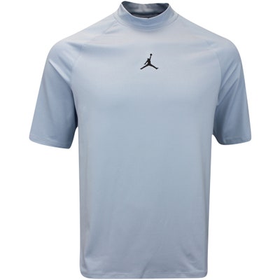 Jordan Golf Shirt - DF Mock Neck Polo - Blue Grey SU24