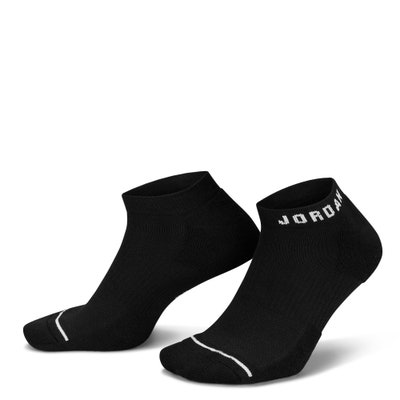 Jordan Golf Socks - Jumpman Everyday No-Show - 3 Pack Black 2024