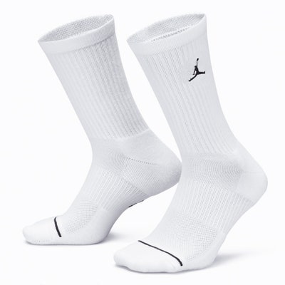 Jordan Golf Socks - Jumpman Everyday Crew - 3 Pack White 2024