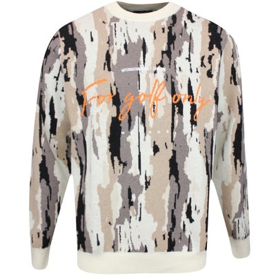 Macade Golf Pullover - Knitted Crew Neck - Duce Camo AW24