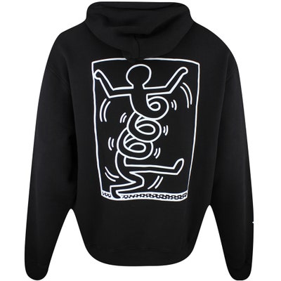 Malbon Golf Pullover - Keith Haring Hoodie - Black AW24